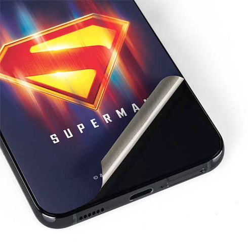 Superman 2025 Energy Shield Neon Emblem Galaxy S22 Skin